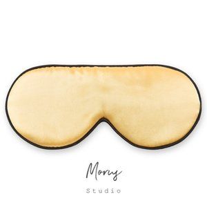 100% Mulberry Silk Sleep Mask,Breathable,Champagne